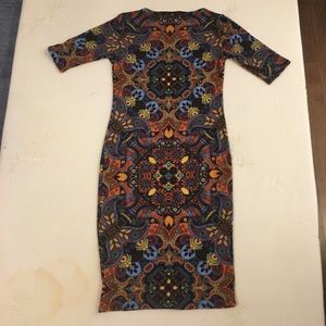 LuLaRoe Julia dress - like new